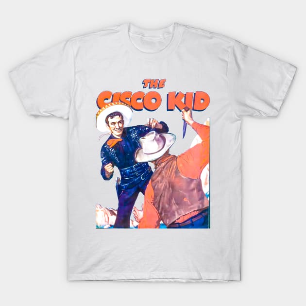 Comic Book The Cisco Kid Western Cowboy Vintage Retro Horse T-Shirt by REVISTANGO